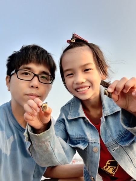 漫步清水，鰲峰山蹓小孩+國際級夕陽-高美溼地一日遊，餓了就來吃米糕。